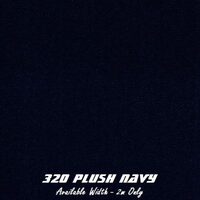 Plush Navy (code 320) 2m wide per L/m