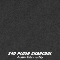 Plush Charcoal (code 340) 2m wide per l/m