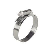 MARINE GRADE STAINLESS STEEL WORM DRIVE HOSE SECURING CLAMP 