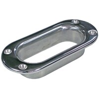 HAWES PIPE HOLE S/S OVAL 140X64MM
