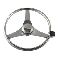 Steering Wheel S/S w/Knob 340mm