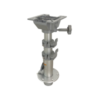 TABLE PEDESTAL PLUG IN ADJUSTABLE GAS RISE WITH SWIVEL 320 TO 690MM