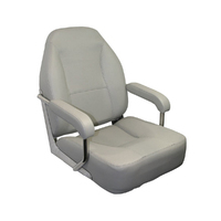 MOJO Deluxe Helm Mid Grey Boat Seat