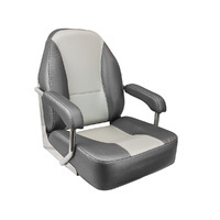 MOJO Deluxe Helm Carbon Grey/Grey Boat Seat