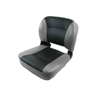 Navigator Padded Mid-Grey/Black Boat Seat