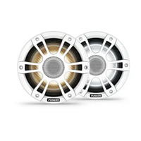 Fusion® Signature Series 3i Marine Coaxial Speaker 7.7" 280-watt CRGBW Coaxial Sports White Marine Speakers (Pair)