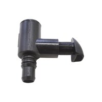 Fuel Breather Vent 90 Degree with Water Trap Black