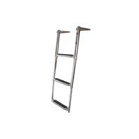 ABOVE PLATFORM TELESCOPIC LADDER WITH DOUBLE TUBE STEPS