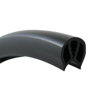 GUNWALE BOAT TRIM - BLACK PVC 40MM