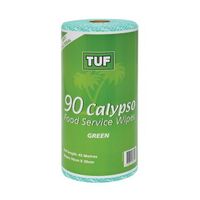FOOD SERVICE WIPE ROLL 90 SHEETS GREEN